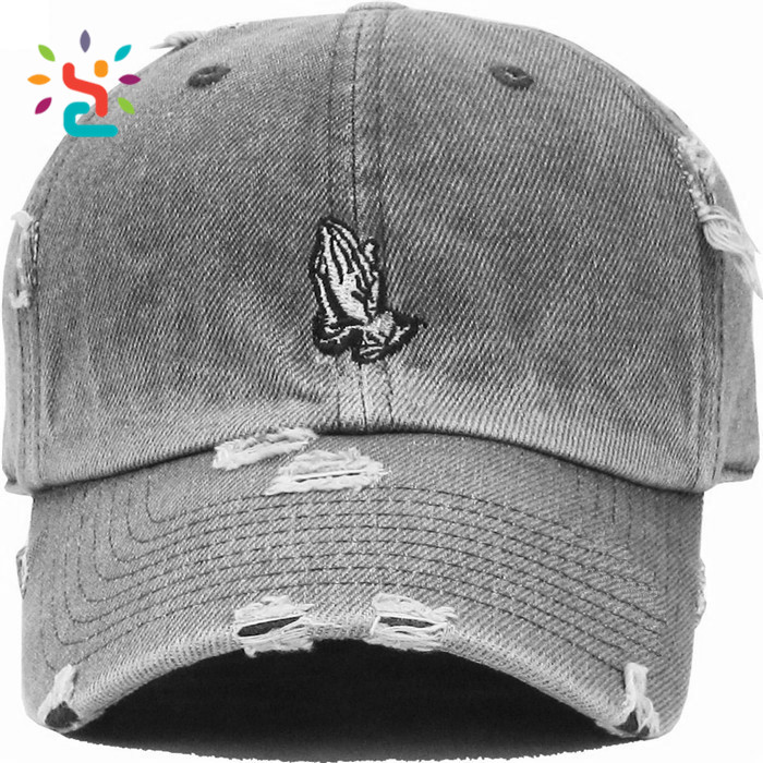 Twill Denim Baseball Cap - Durable 100% Cotton Hat