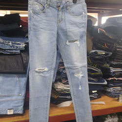Cheap stock lot sale various Man Woman's Denim jean from Korea