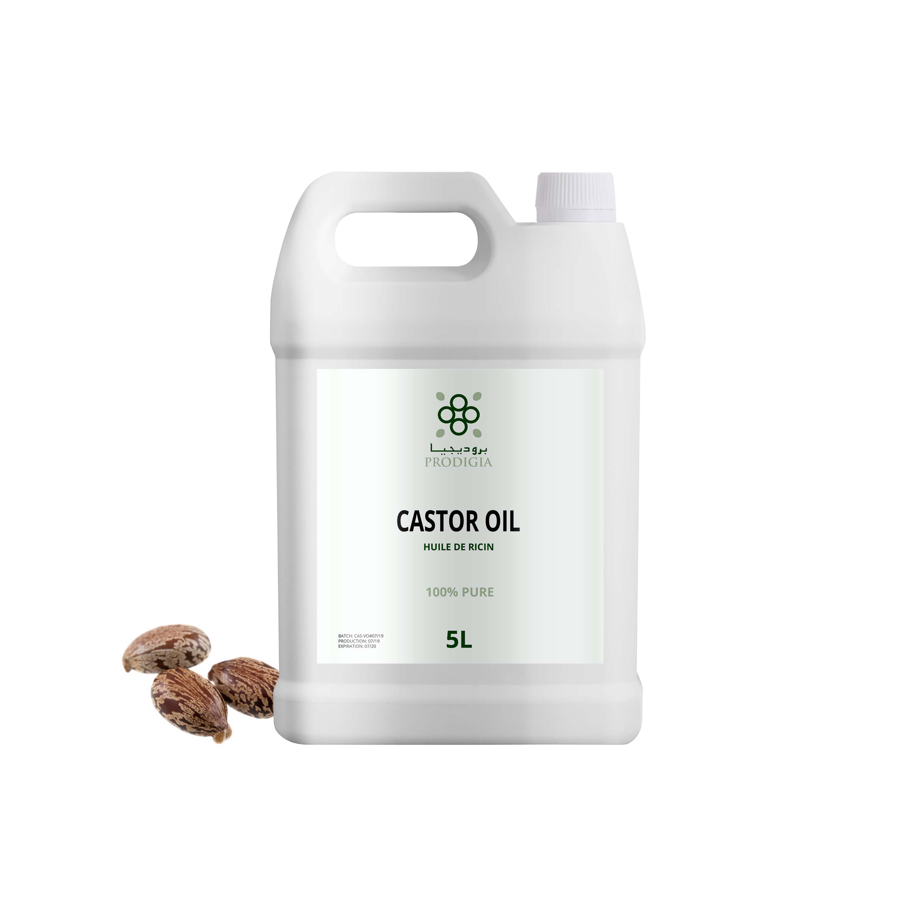 Bulk 100% Natural & Pure Castor Oil Cold Pressed Best Price 5L Drum From Morocco - Premium Quality