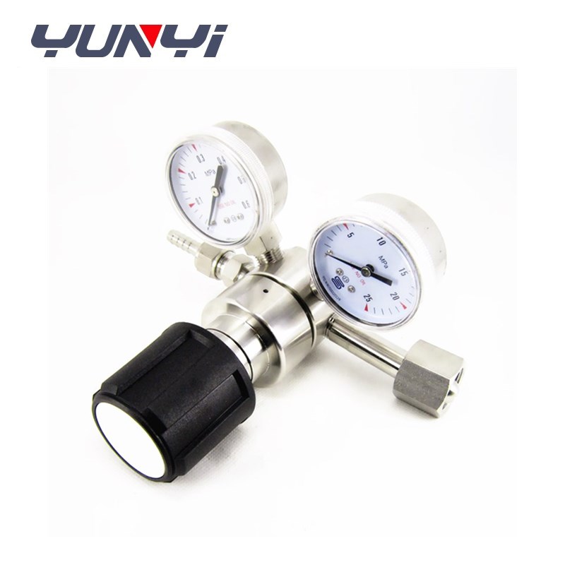 6000psi Diaphragm Type Gas Air Pressure Regulator PTFE Seal