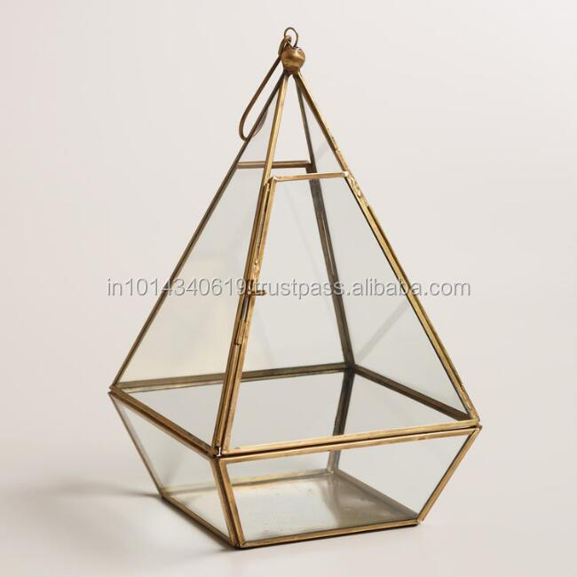 Современный стеклянный фонарь