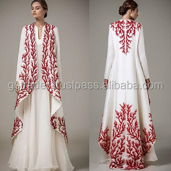 kaftan wedding gown