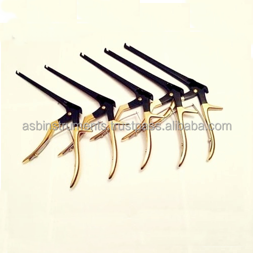 KERRISON кусачек 7 "черный и золотой 1,2,3,4,5 мм до 45 * Ортопедические Хирургические Инструменты
