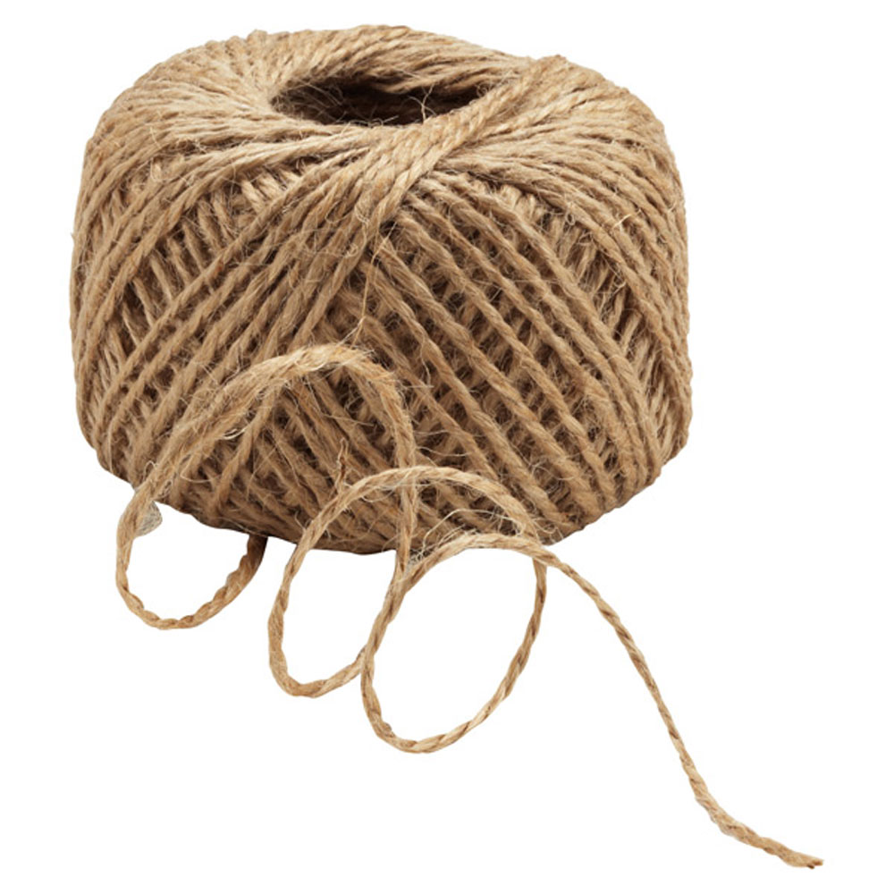 50m cuerda de yute 8mm 3-hebra