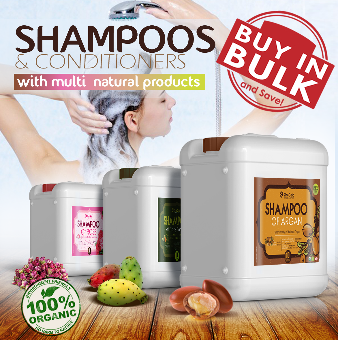 滋养沙龙洗发水用于油性和受损的头发 - buy organic hair shampoo