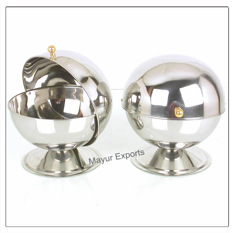 Сахарница из нержавеющей стали