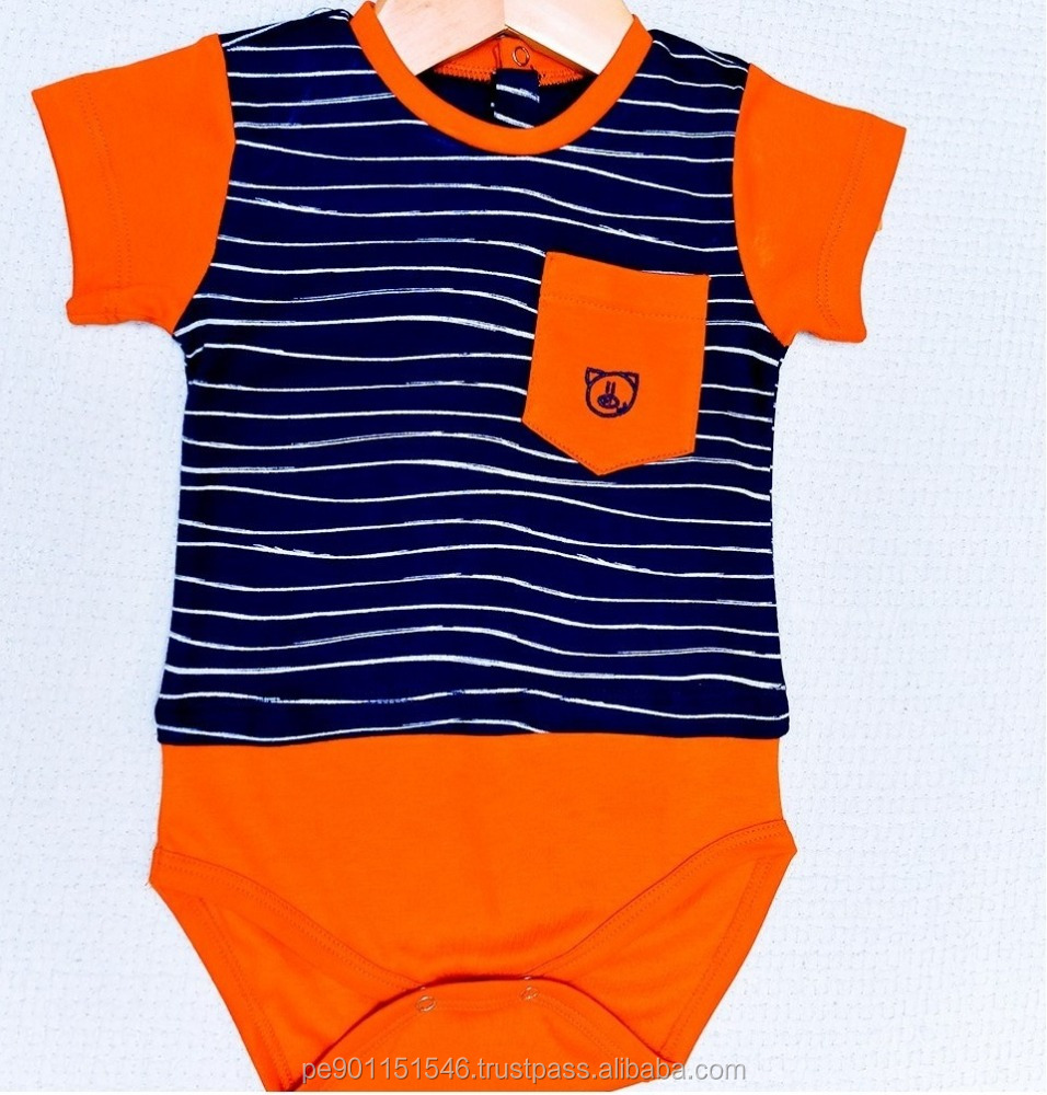 100% перуанский Пима Хлопок/Органический Детский комбинезон