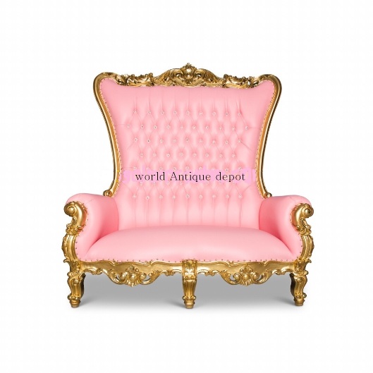 Worldwide Selling Antique Royal and Loveseat Chair Exporter From India