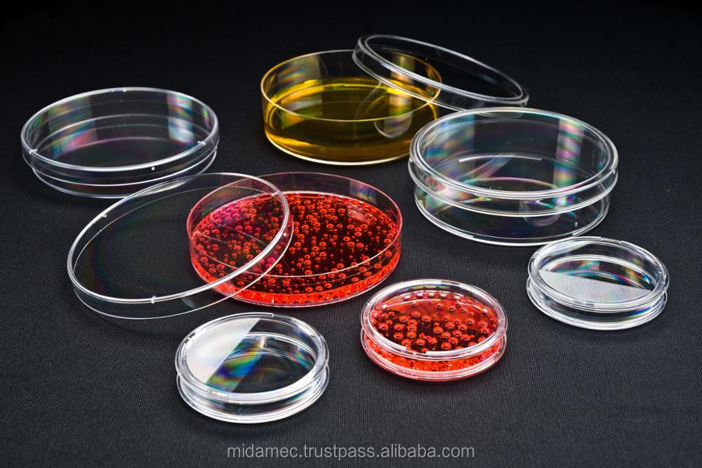 MIDAMEC 65x15mm Clear Petri Dish