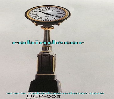 Unique Design Cast Iron Antique Out Door Garden Clock Post Cast Iron Antique Out Door Garden Clock
