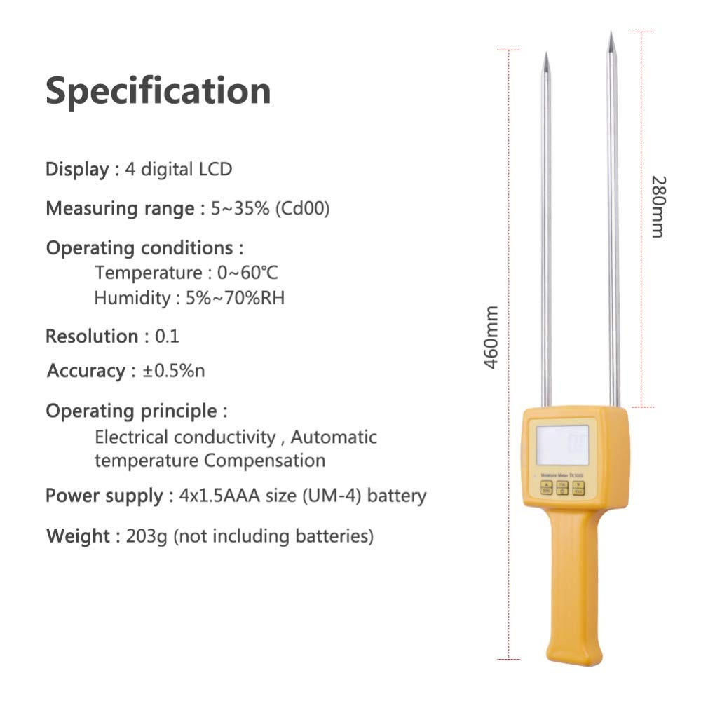 MÁY ĐO ĐỘ ẨM TK100S