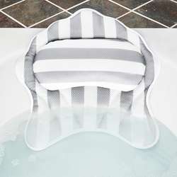 Machine Washable Bath Pillow Quick-Drying Bathtub Cushion Luxury Bathtub Pillow with 3D Air Mesh Technology