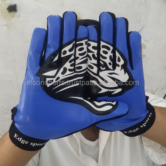 customize your own football wide receiver gloves