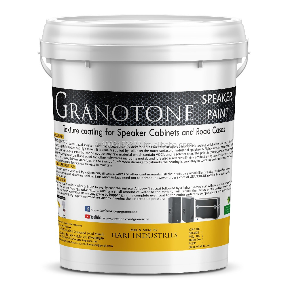 Granotone Speaker Cabinet Paint Buy Paint For Speaker Cabinet