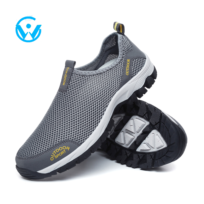 Женская обувь без шнуровки ботинки для пешего туризма, мужские горные ботинки; Обувь для прогулок