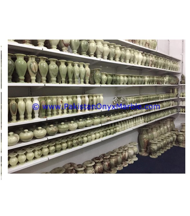 Роскошный декоративный Зеленый Оникс каменная ваза для цветов