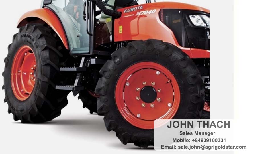 Kubota M7040 Tractor Best price- Engine net power 71 HP