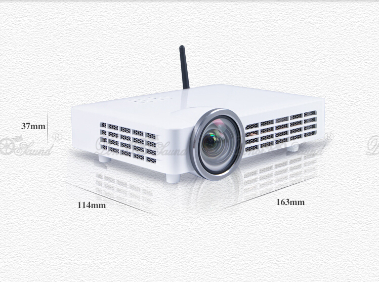 Mini 1280x800 DLP short focus projector DLP-100 Brightness 800 Ansi lumens