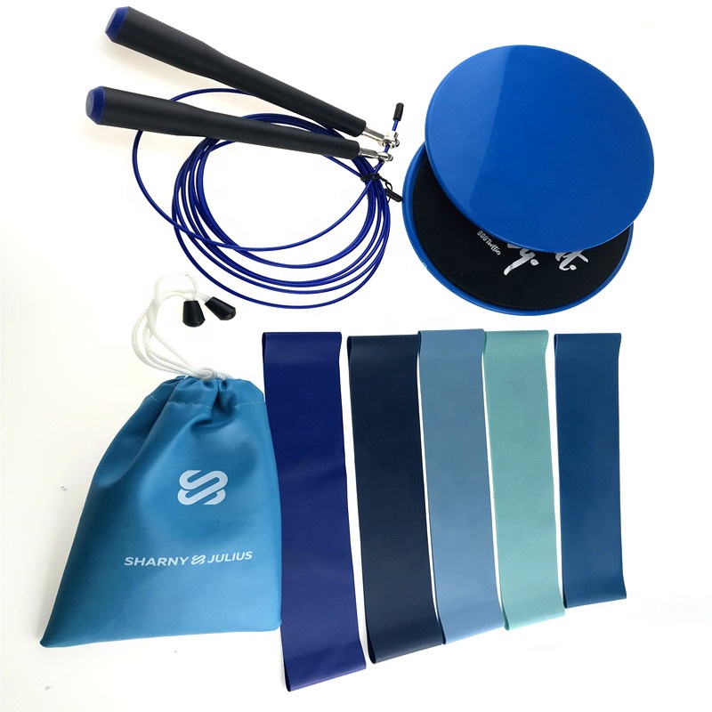 Аксессуары для тренировок в помещении и на открытом воздухе, дизайнерские резиновые латексные синие прочные мини-ленты для фитнеса в тренажерном зале, комплект резиновых петель