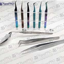 Russian Volume Tweezers | Classic Tweezers | Isolation | With FREE Logo Super Grip Eyelash Tweezers set For Easy Work
