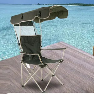Beach Chair With Folding Canopy Beach Chair With Folding Canopy