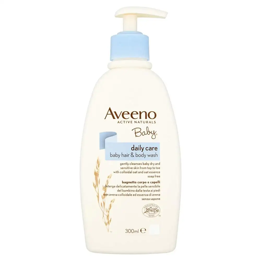 aveeno daily care baby hair and body wash