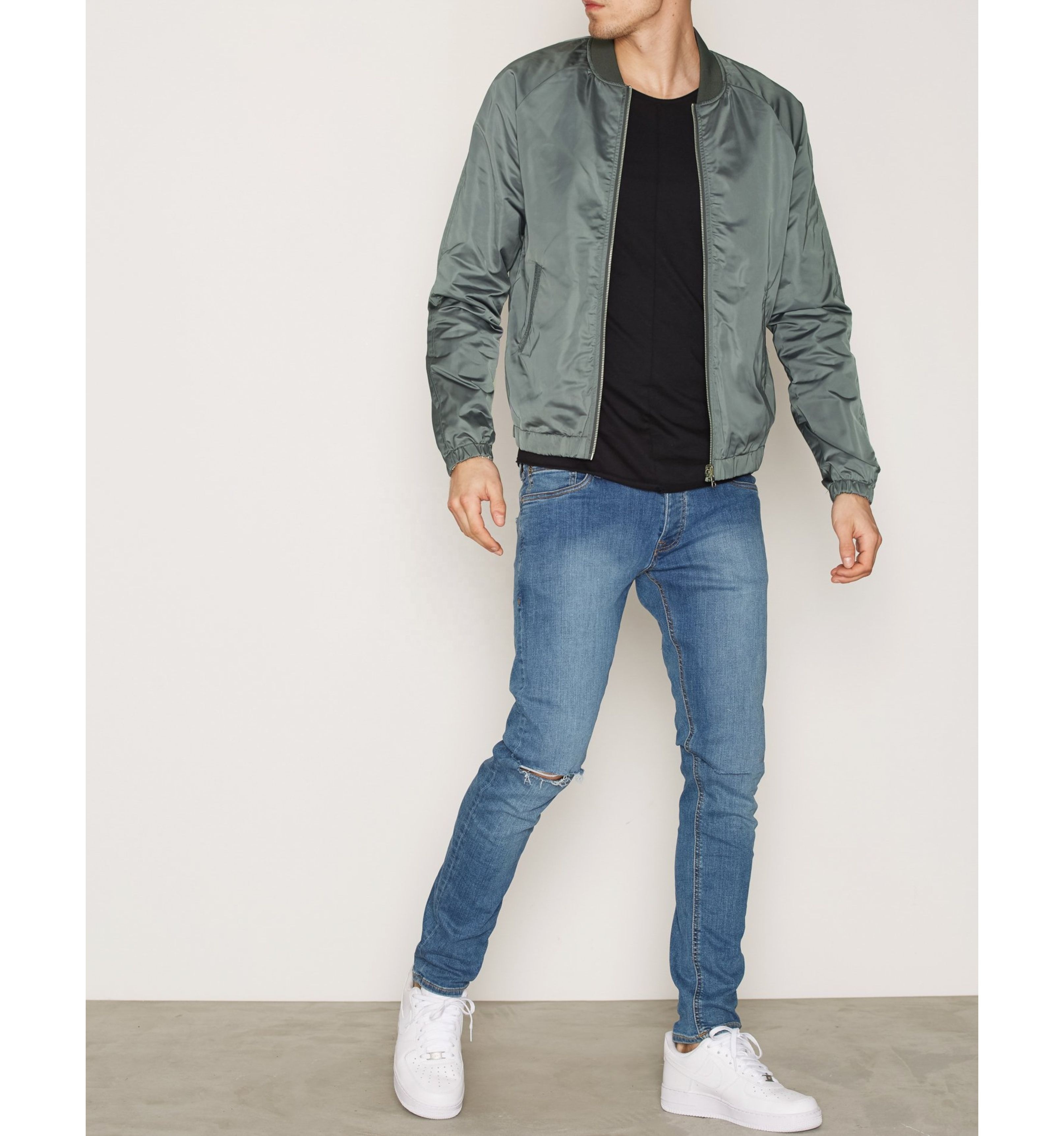 Le donne rosso e blu Harley Quinn SQUADRA suicida Raso Giacca Bomber Donna