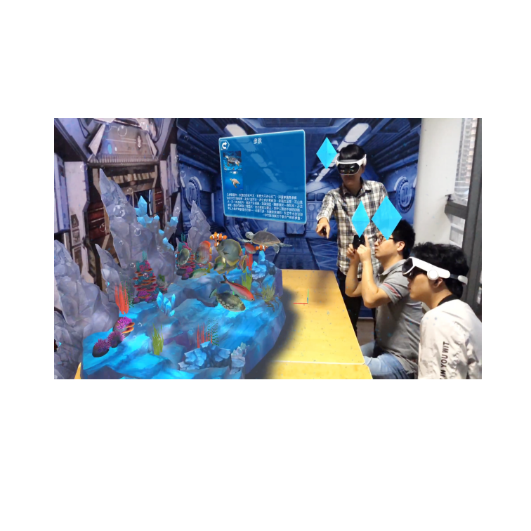 2019 VR Мультиплеер Смешанная реальность гарнитура Новая технология аттракционы для развлечений и обучения