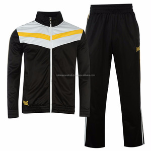 yellow and black jogging suit
