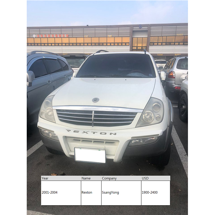 For SSANGYONG REXTON g4 2018 Vent Deflector Set 6 pieces