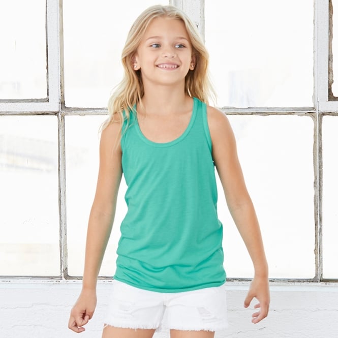 Вьетнамский лучший поставщик, летние хлопковые Мятные майки для маленьких девочек