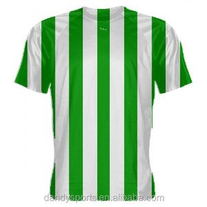 green and white football kit