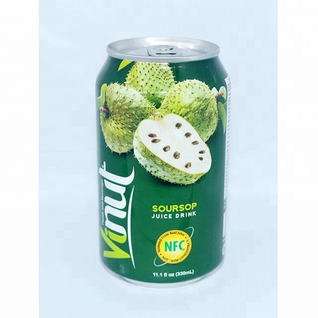 Canned Soursop Juice Drink 330ml. 