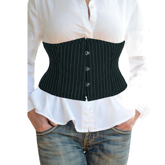 Cincher Shaper Taillen Waspie Fetish Steel Boned Waistbust Red PVC Vinyl Corset