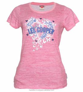 Ladies Round & V- Neck S/S T-shirts