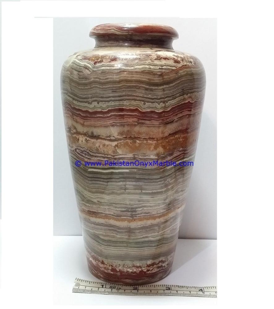 Многоцветный Оникс ваза для цветов-камень мраморный оникс Ремесла