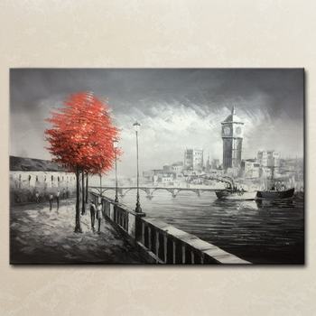 London Bridge Oil Painting العصرية والملفتة للنظر للزينة Alibaba Com