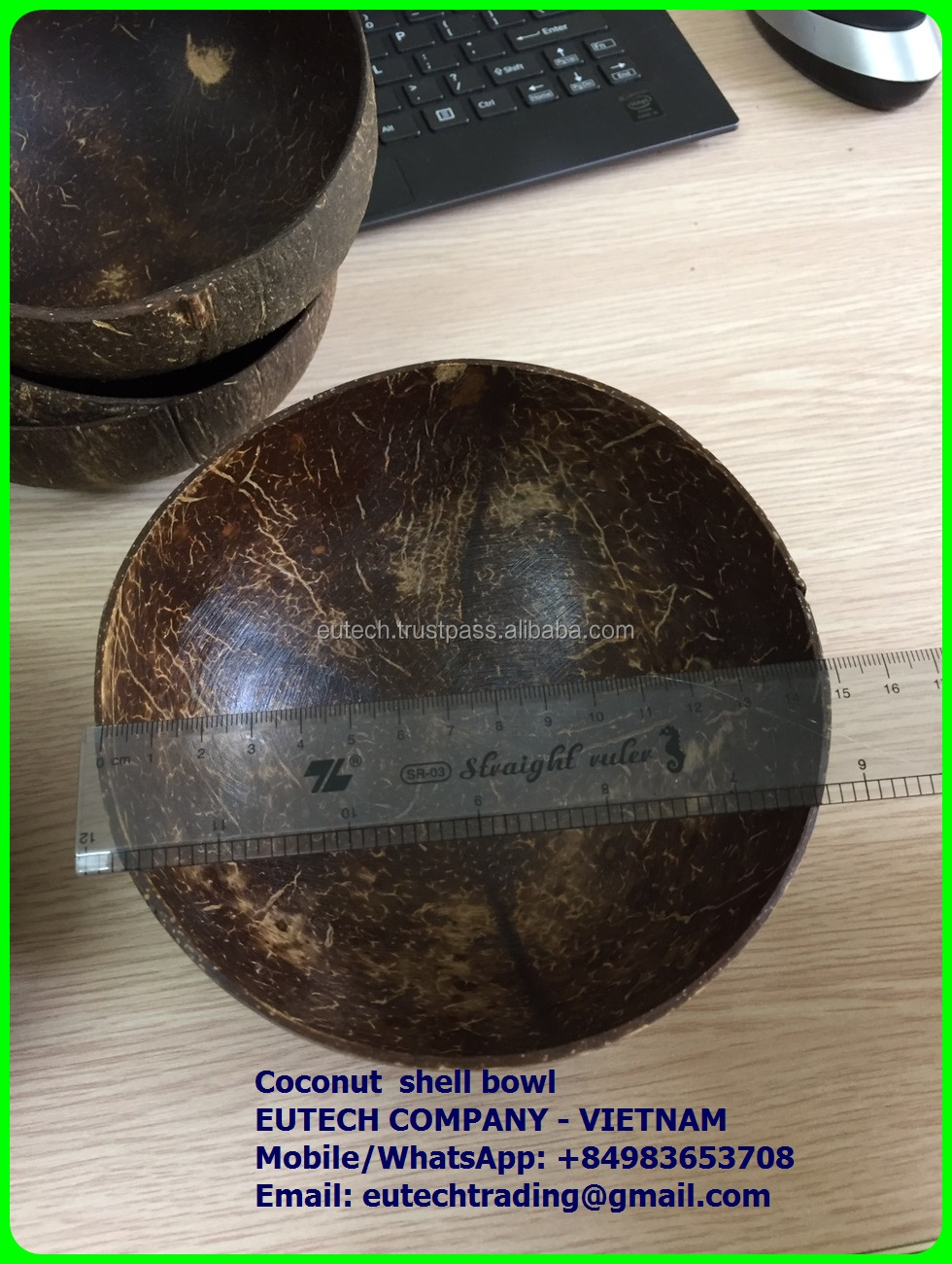 Vietnam Eco friendly Rough coconut shell bowl cheap price