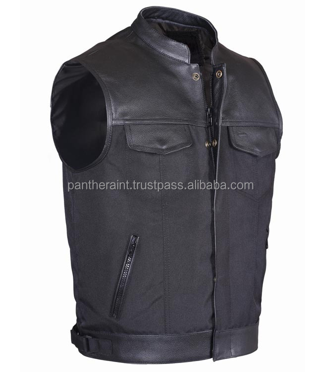 Cordura Bulletproof Style Motorcycle Vest BLUE CAMO