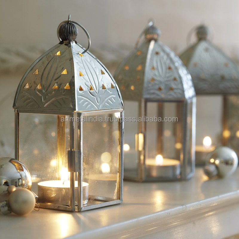 Металлический фонарь для украшения свадьбы