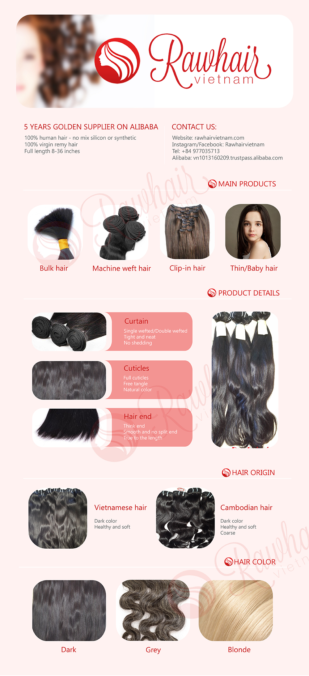 Straight Blonde Human Hair Extension Vietnamese Curly Bundles Deep Curly Bundle Sell Nigeria, South Africa...