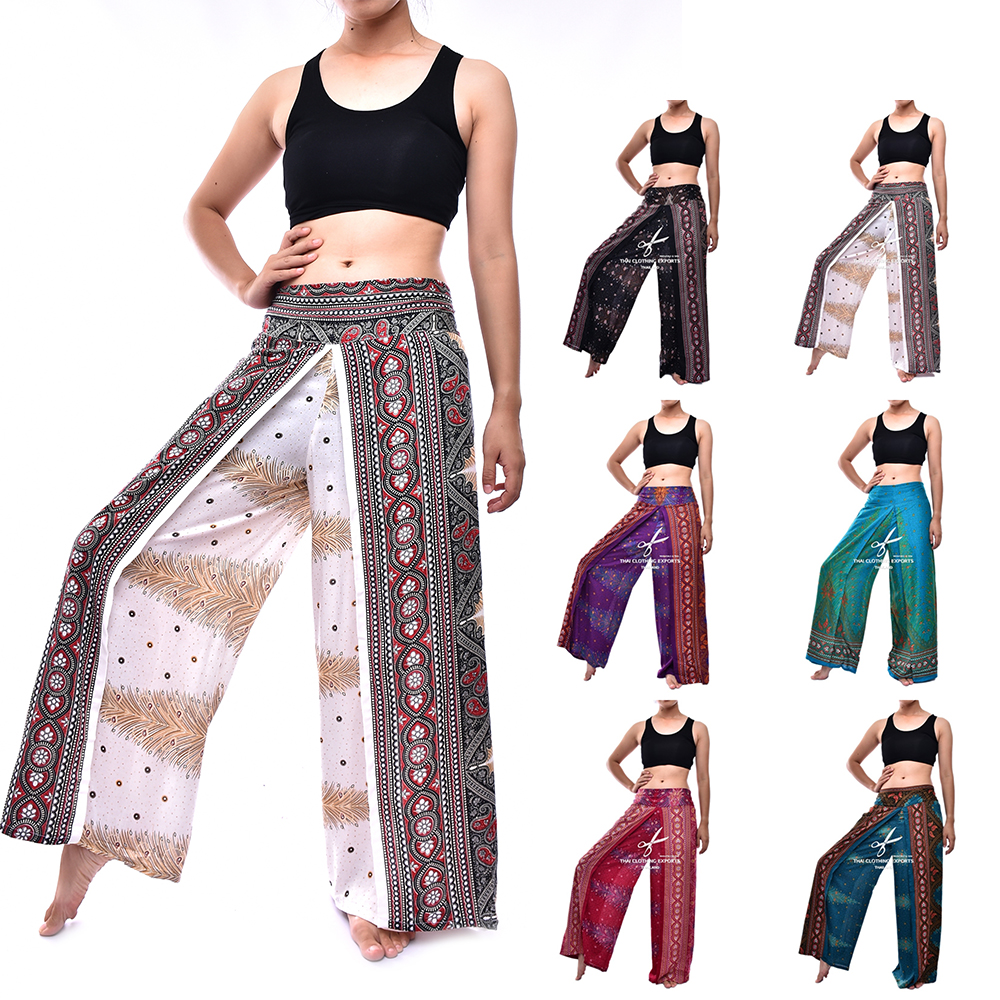 thai silk wrap pants