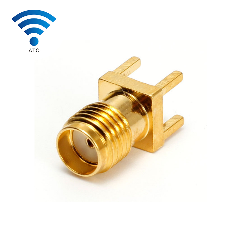 SMA RF Connector SMA-KWE ANTENNA SMA JACK Right Angle PCB Mount