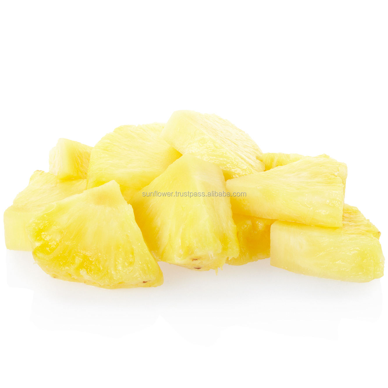 泰国凤梨罐头手工切轻糖浆