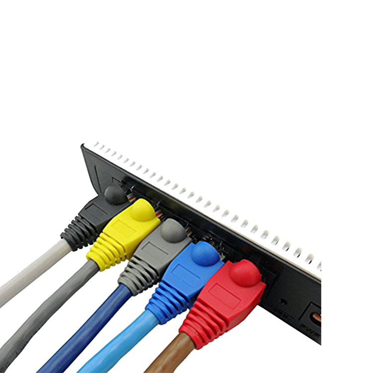 RoHS Blue Modular Plug Boot CAT6 Cat5e Strain Relief Boots