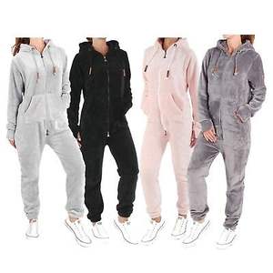 teddy fleece jumpsuit