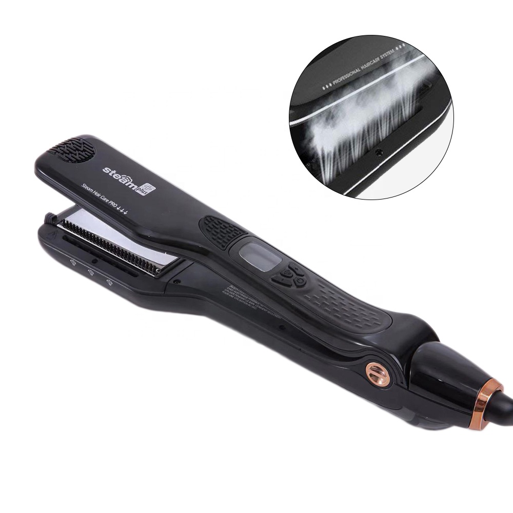 Профессиональный Выпрямитель для волос steampod 5 нагревательный титановый керамический паровой выпрямитель нанокисть ионный здоровый Стайлинг 450F