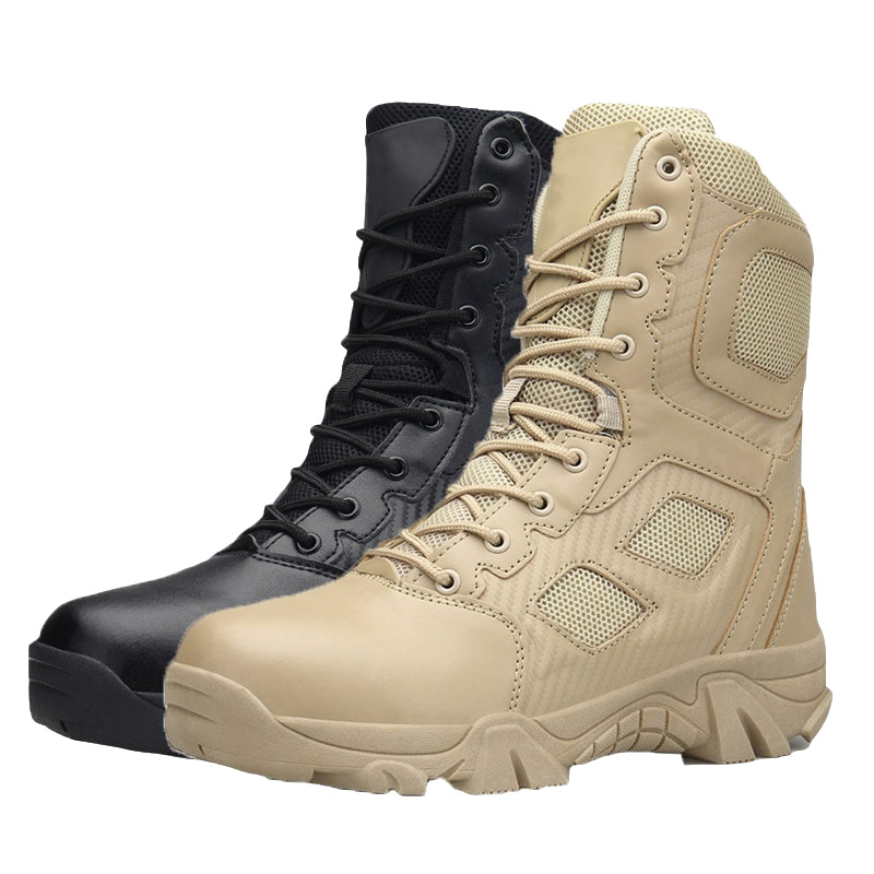 Высокое качество Enten безопасности бренд материал верхней части: натуральная кожа Swat армейские сапоги для женщин; Женская обувь