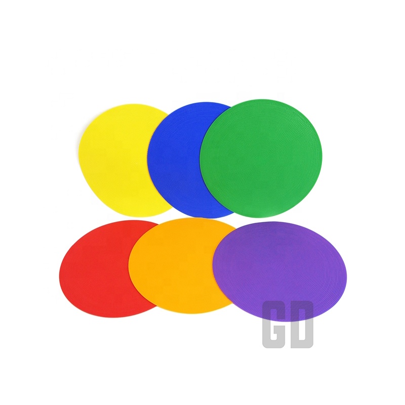 2020 GD Спортивное тренировочное оборудование Акция легкая атлетика упражнения Диаметр 25 см ТПР круглый коврик