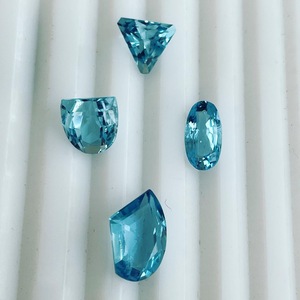Natural SANTA MARIA Moss Aquamarine Smooth Round Shape Cabochons Stone size-4-6 MM For jewellery Making Loose Gemstone